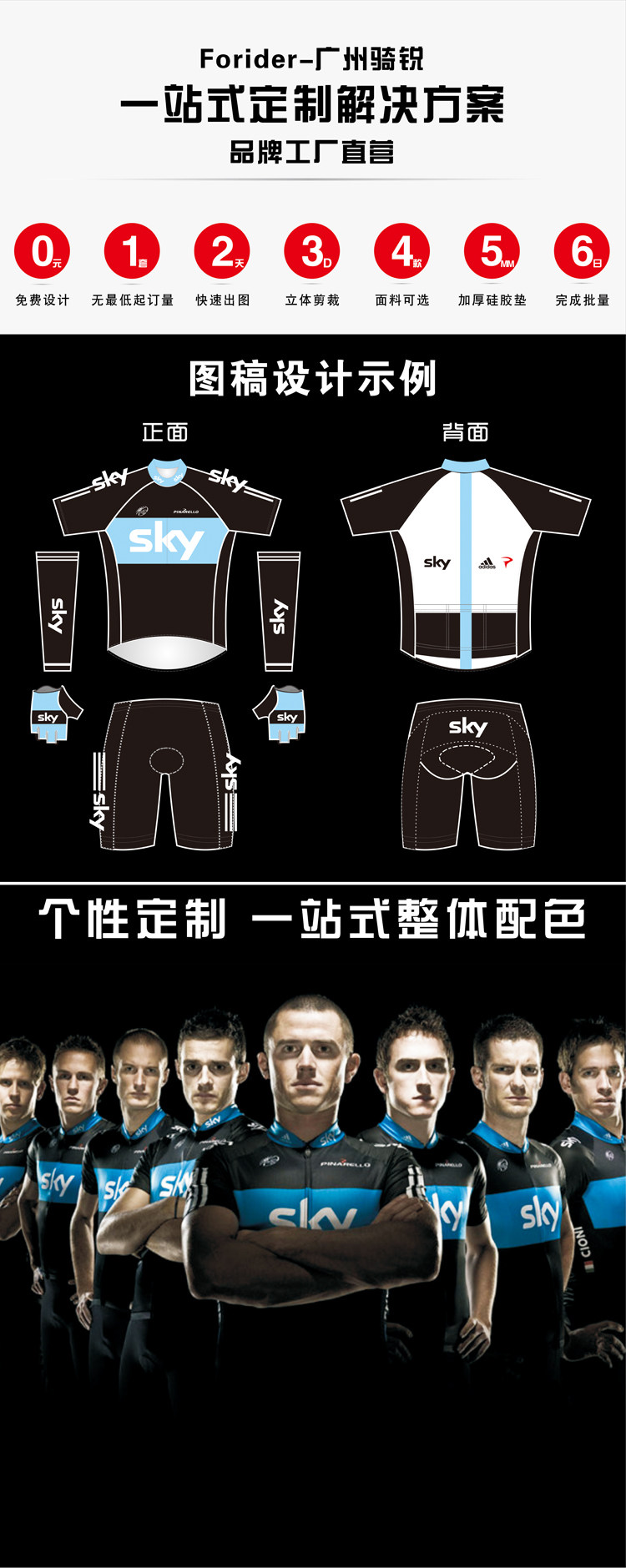 Gants de cyclisme mixte FORIDER - Ref 2243997 Image 7