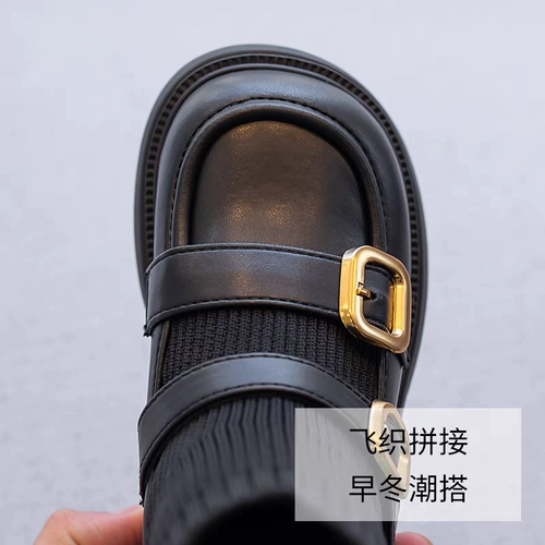 Ботинки, осенние носки, детские зимние короткие сапоги в английском стиле, в западном стиле, в британском стиле, мягкая подошва