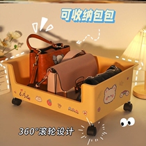 Mobile bag containing box book containing frame high school with wheel book finishing dress book theorist student book box