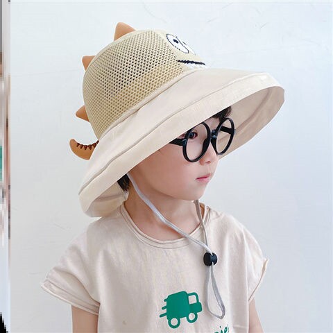 Child sunscreen sunscreen Light and thin out Cartoon Personality 100 Hitch Baby Summer Sun Hat Fashion Cute