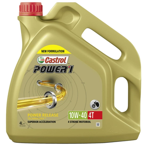 Кастрол Castrol Power1 10W-40 Мотоциклетное масло 4T четырехтактное синтетическое моторное масло