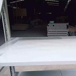 Shelf storage shelf medium-sized storage rack medium-sized shelf milky white 200*200*60cm four-layer main