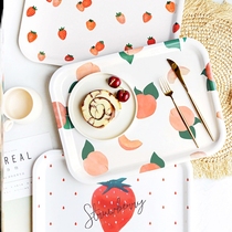 Marble Trays Advanced Sensation Nordic Simplicity Joins Wind Tea Tray Cake Swing Tray Tile Swing Table Ceramic tray