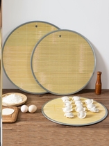 Trays Water dumplings for stuffed dumplings Dumplings Home Wonton Anti-Stick Lid Green Bamboo Mildew Lid Curtain quick-freeze theorizer