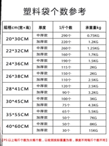 Plastic bag manufacturers wholesale thickening of environmental protection vegetables commercial packaging bags moisture-proof portable convenience stores to increase convenience bags