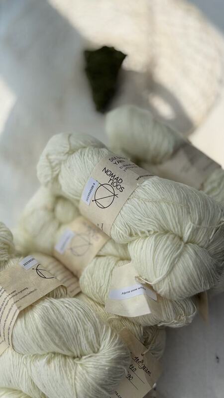 Nomadnoos Natural Banana Silk Natural Sweater Original Yarn