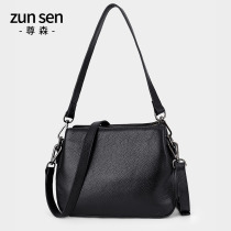 Leather middle-aged mother shoulder shoulder bag small bag 2021 new fashion wild leather old cowhide leather bag
