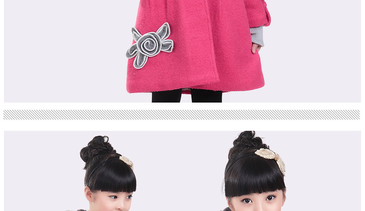 Manteau pour fille en laine - Ref 2162389 Image 67
