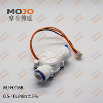 Special price 3-point fast connection flowmeter water flow sensor pure water purifier flowmeter HZ16B