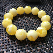 Baltic sea nectar beeswax chicken oil Yellow Honey men and women bracelets beeswax bracelet