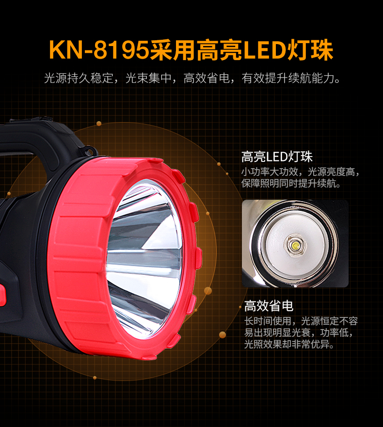 Jin Laite tìm kiếm ánh sáng chói từ xa led chiếu sáng ngoài trời sạc đèn pin cầm tay đèn pin t6