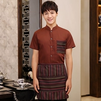 Фартук, шапка, короткий рукав