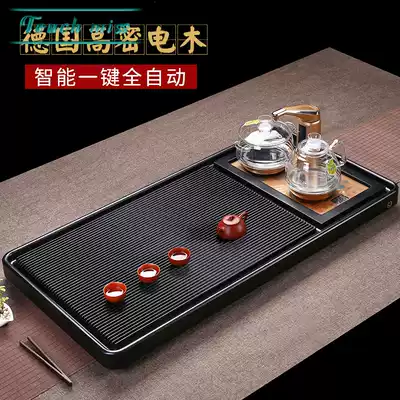 Touch Miss electric Wood tea tray German household automatic water induction cooker integrated kung fu tea set