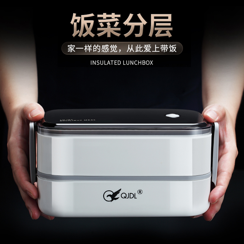 304 stainless steel insulated lunch box for students to work ethnic sub-microwave oven heating 1 person portable lunch box