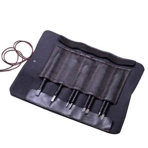 Набор инструментов для начинающих, металлический резной чехол ручной работы, профессиональная резная печать, Вольфрамовая сталь