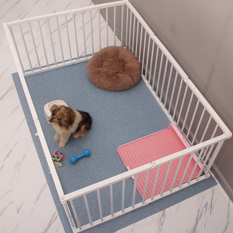 Household dog fence indoor and outdoor fence small dog balcony Teddy net red heightened pet dog cage dog cage