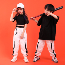 Girls  jazz dance clothing Childrens hip-hop suit Hip-hop fashion clothing New girl hiphop catwalk umbilical dress