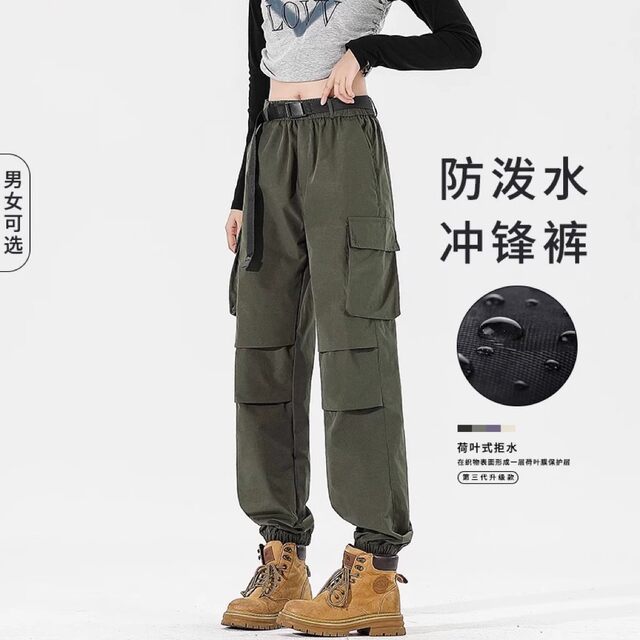 German Diverse Outdoor Softshell Pants for Women, Suitable for Travel, Hiking, Skiing, Mountaineering, Windproof, Waterproof, Fleece-Lined Work Pants for Men