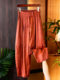 Summer 2026 ໃຫມ່ Retro ຮູບແບບຊ້ໍາ Jacquard Scimitar Pants ໃຫມ່ແບບຈີນແອວສູງສະແດງໃຫ້ເຫັນຂາຍາວອະເນກປະສົງ ກາງເກງກະເປົ໋າສໍາລັບແມ່ຍິງ