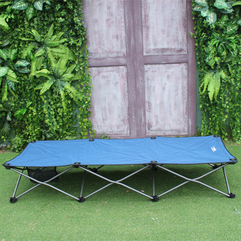 Ai travel simple folding portable storage Marching bed Leisure single office lunch break bed Outdoor indoor folding bed