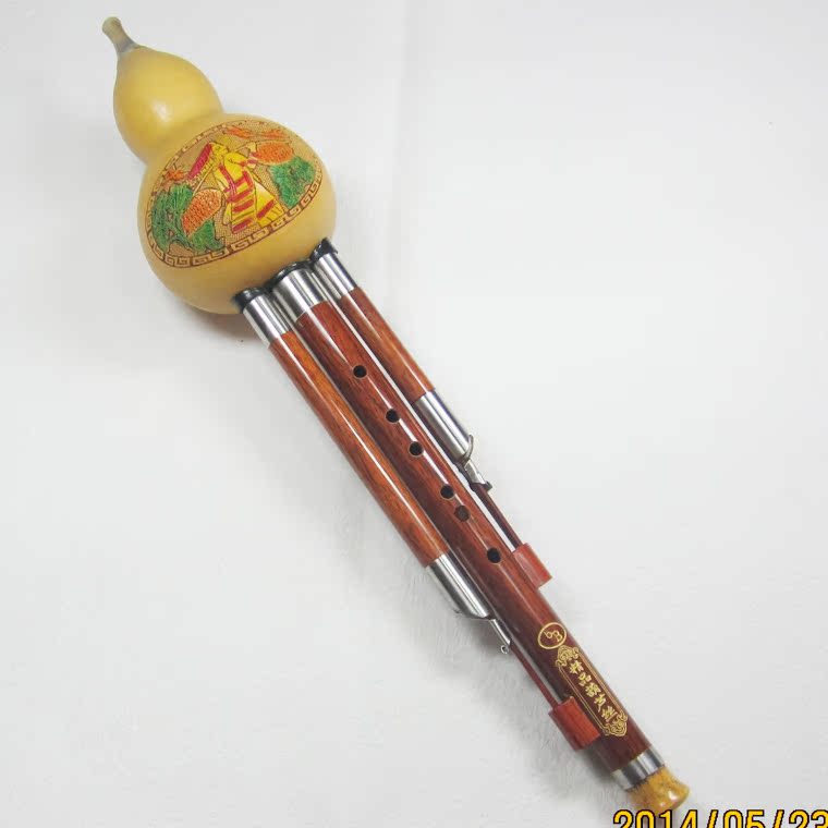 Nhạc cụ cucurbit Vân Nam Côn Minh ống gỗ gụ tự nhiên C xuống B nhỏ D cấp G điều chỉnh F bộ F - Nhạc cụ dân tộc saotruc maomeo