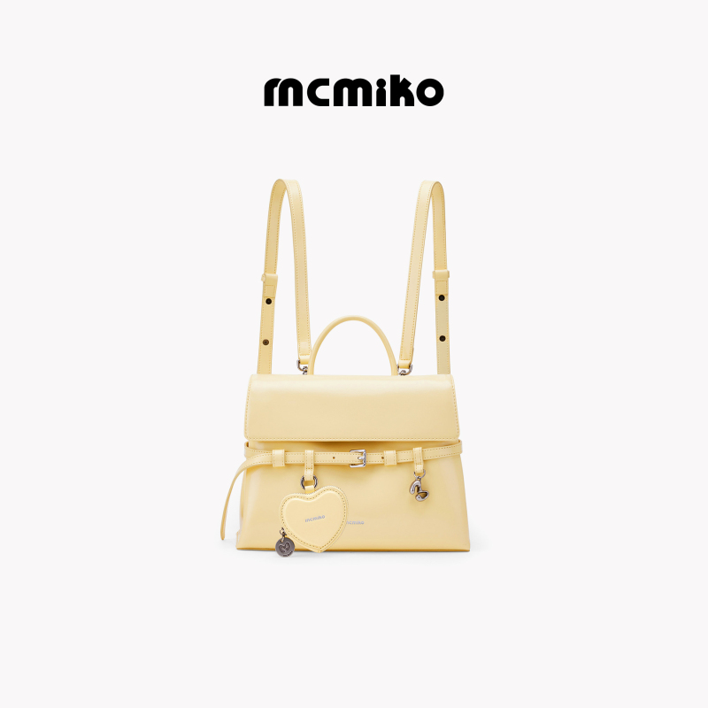 Mcmiko【Ballet Fun】Original 26 Spring/Summer Genuine Leather Hiking Backpack Women's Crossbody Handbag
