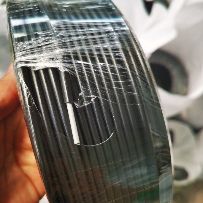 Annealed aluminum wire 2 5mm binding wire plastic bag binding wire anti-rust anti-aging PVC sheath 100 m