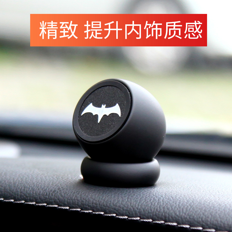 Metal car magnetic suction mobile phone bracket car cross screen navigation dashboard console pasted magnetic force