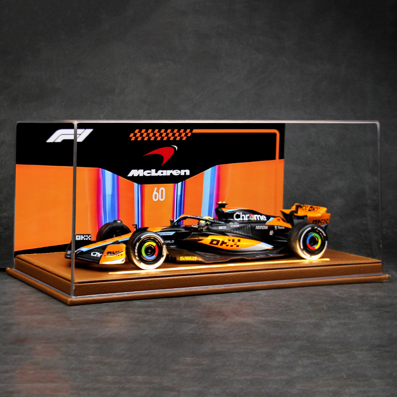 2023 Season 1:24 Mclaren Mcl60 F1 Racing Car Model Simulation Alloy Ornament as a Holiday Gift for Boys