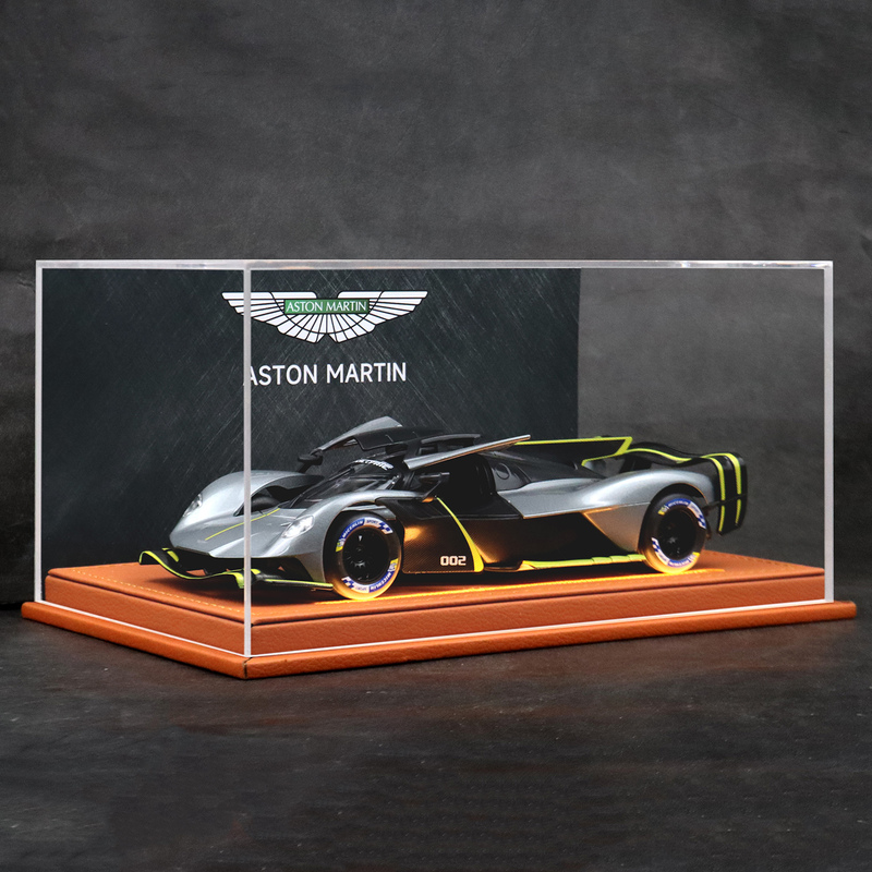 1:24 Aston Martin Valkyrie Alloy Sports Car Model Toy Collection Ornament Boys' Holiday Gift