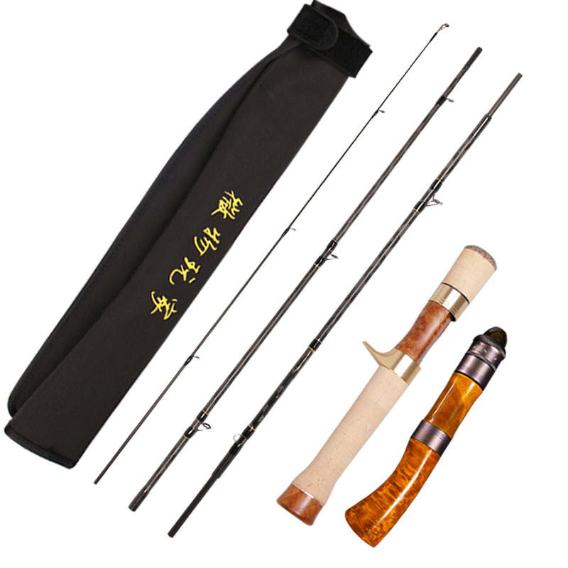 Product fishing micro thorn portable version travel Luya rod set Multi-section rod Ma Kou rod Micro rod L soft carbon rod