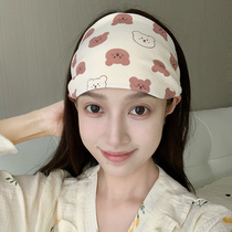 Maternal confinement hat postpartum autumn and winter pure cotton October and November confinement hat headscarf headband pregnant women with large head circumference