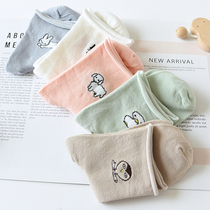 Autumn winter summer Moon socks spring and autumn postpartum October winter cotton November pregnant women 10th