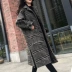 Giải phóng mặt bằng đặc biệt dành cho nữ 2018 áo khoác kẻ sọc mới Áo len nữ phiên bản Hàn Quốc dài đến đầu gối giản dị - Áo khoác dài áo dạ Áo khoác dài