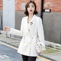 Womens coat womens short model 2021 new suit womens wild early spring baseball suit autumn and winter jacket tide