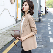 Womens coat womens short 2021 spring new womens suit Joker early spring baseball suit autumn and winter jacket tide