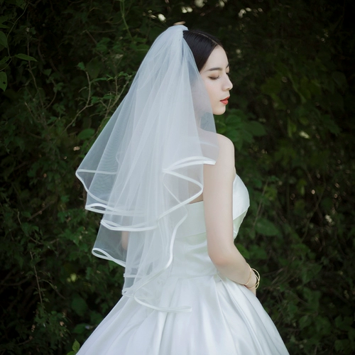 Чжан Синью, та же самая главная свадебная марля, новый атласный хлеб, двухслойный слой на двойной слой свадебной свадебной свадебной свадебной.