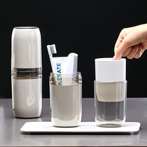 Toothbrush Cup portable mouthwash Cup female dormitory washing travel brush Cup portable business toothbrush box with cover
