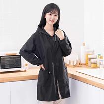 Haircut sleeve hot hairdresser Hairdryshop Assistant Worksuit Apron dedicated hairdryer net red hairdresser coat