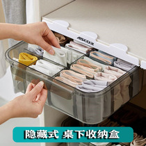 Cabinet drawer paste underwear under the table separate and finished artifacts built-in paste plate box sock