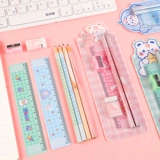 Комплект для школьников, ластик для карандашей, линейка, детские обучающие канцтовары, 5 шт