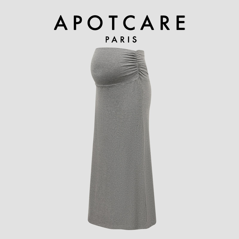 French Apotcare Maternity Wear Summer New Skirt High-End Modal Casual Versatile Straight Skirt