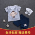 Baby 1 xu hướng 2 cotton cho bé sơ sinh hai mẫu ngắn tay Hàn Quốc của bé trai 3 mùa hè đặc biệt Quần áo trẻ em 4 tuổi Áo phông 5 tuổi shop đồ trẻ em Phù hợp với trẻ em