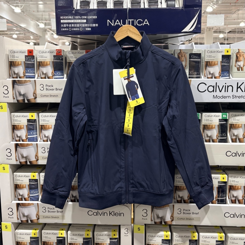 Costco Kirkland Men's Jacket with Fleece Lining, Warm Softshell Jacket, Stand Collar, Windproof, Casual Spring and Autumn Thin Fleece Jacket Costco Kirkland Men's Jacket with Fleece Lining, Warm Softshell Jacket, Stand Collar, Windproof, Casual Spring and Autumn Thin Fleece Jacket
