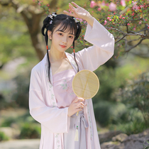 Chi Xia first see: Rose original improvement of Hanfu Song-made Song pants spring womens suit tremble