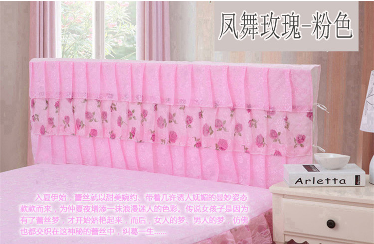 Khăn trải giường bằng vải trải giường đầy đủ bộ bốn bộ bông công chúa châu Âu ren chống trượt nệm bảo vệ - Váy Petti ga giường viền ren