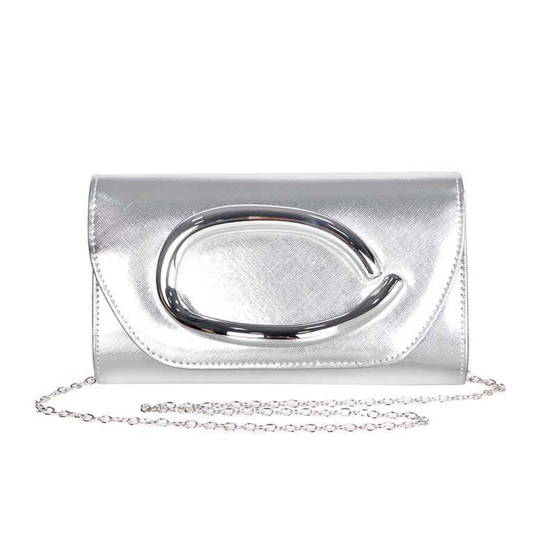 Coderlad European and American Style Light Luxury Shoulder Bag for Women, Evening Bag with Metallic Chain, Versatile Small Bag for Women