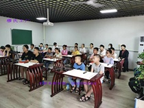 Customized writing desk cram school copying tea table brush calligraphy table writing table childrens learning table kindergarten