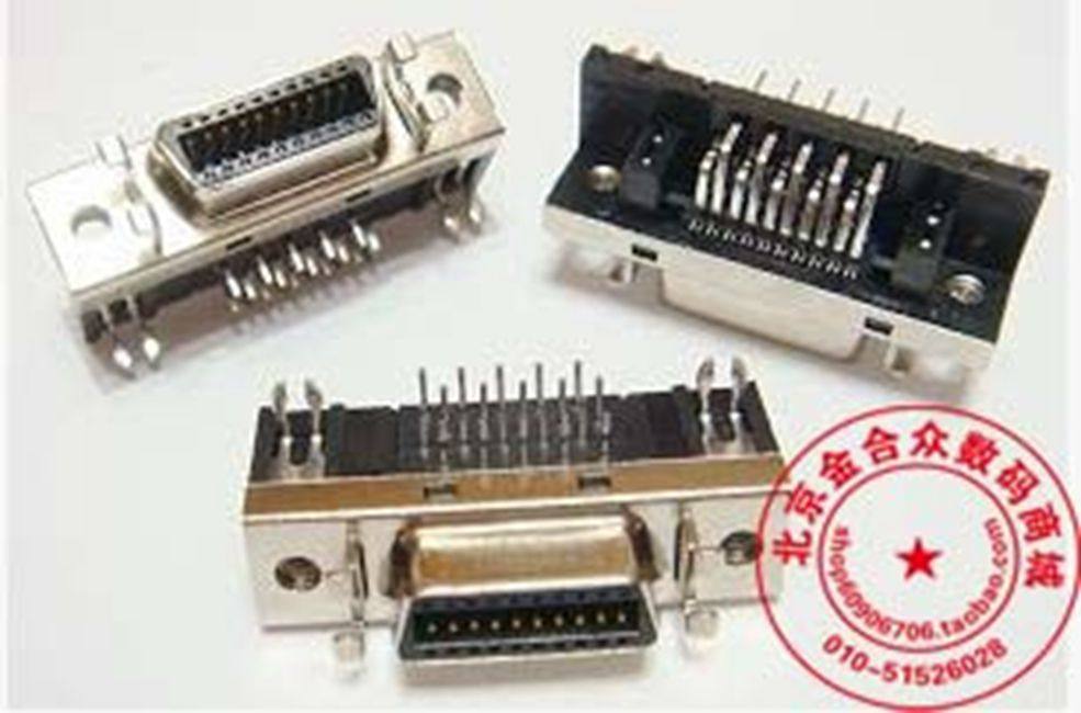 SCSI CN20 curved plug welding plate female seat Welding plate CN type 20 core curved plug female seat 90 degree flapper