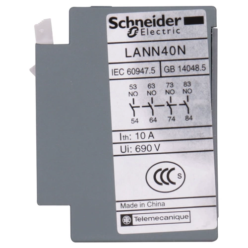 Оригинальный аутентичный Schneider D3N Контактор вспомогательный контактный контакт контактный контакт модуль Lann40n Four Changchang